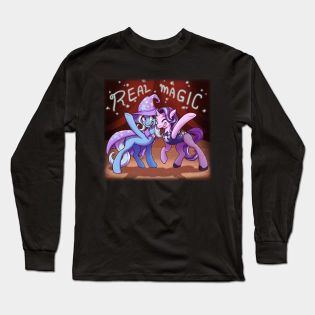 Startrix // Real Magic Long Sleeve T-Shirt by OverlordNeon